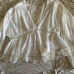 Medium Free People White Blouse